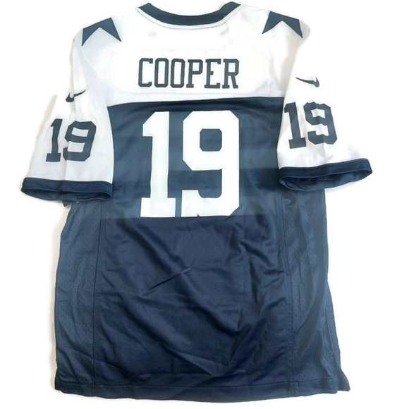 Nike Dallas Cowboys Jersey Mens Size S Amari Cooper #19 On Field Blue - Picture 7 of 9
